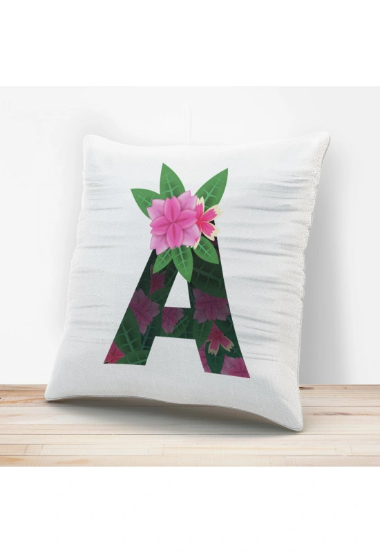 A Harfi Tasarımlı Yastık Kılıfı