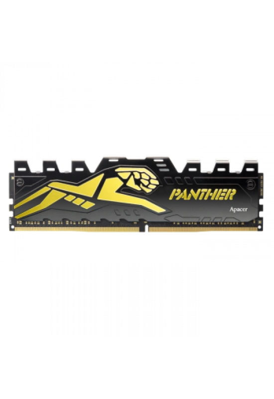 Apacer Panther Black-Gold 16GB (2x8GB) 3200Mhz CL16 DDR4 Gaming Ram (AH4U16G32C28Y7GAA-2)