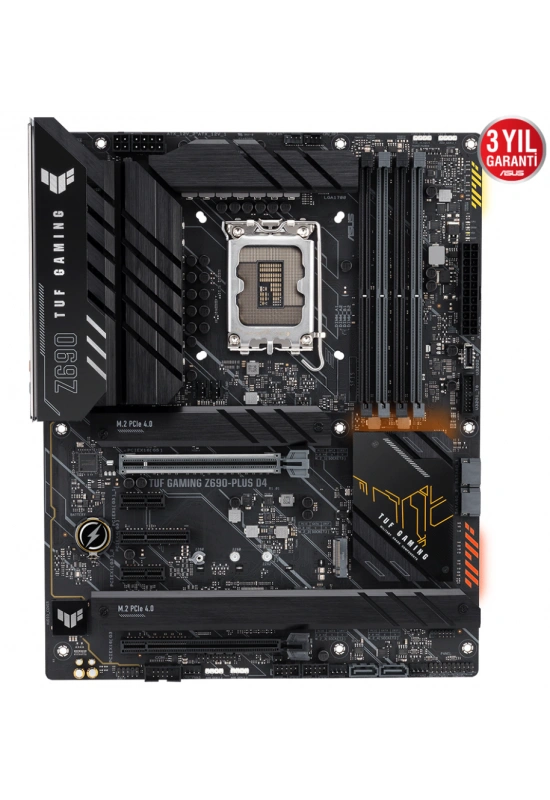 ASUS TUF GAMING Z690-PLUS D4 5333Mhz(OC) DDR4 HDMI DP M.2 ATX 1700p