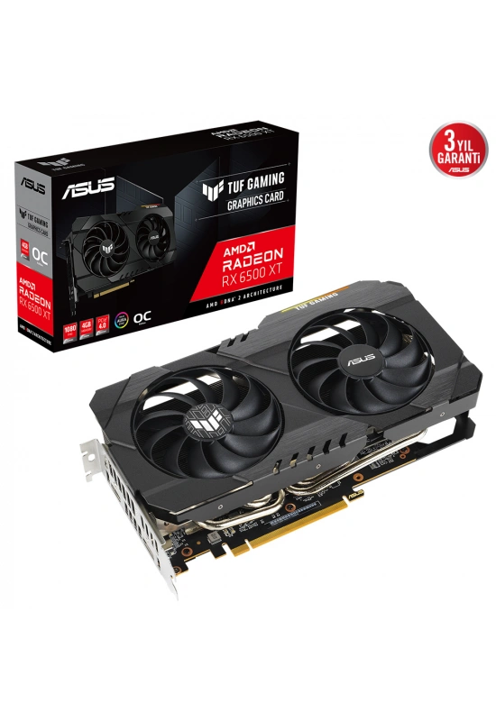 ASUS TUF-RX6500XT-O4G-GAMING 4GB GDDR6 HDMI DP 64Bit