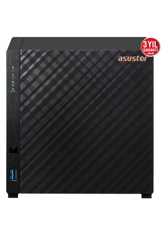 ASUSTOR AS1104T 4 SLOT 1GB DDR4 3.5 NAS DEPOLAMA ÜNİTESİ