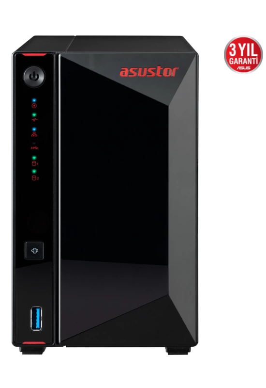 ASUSTOR AS5202T 2 SLOT 2GB DDR4 3.5 NAS DEPOLAMA ÜNİTESİ