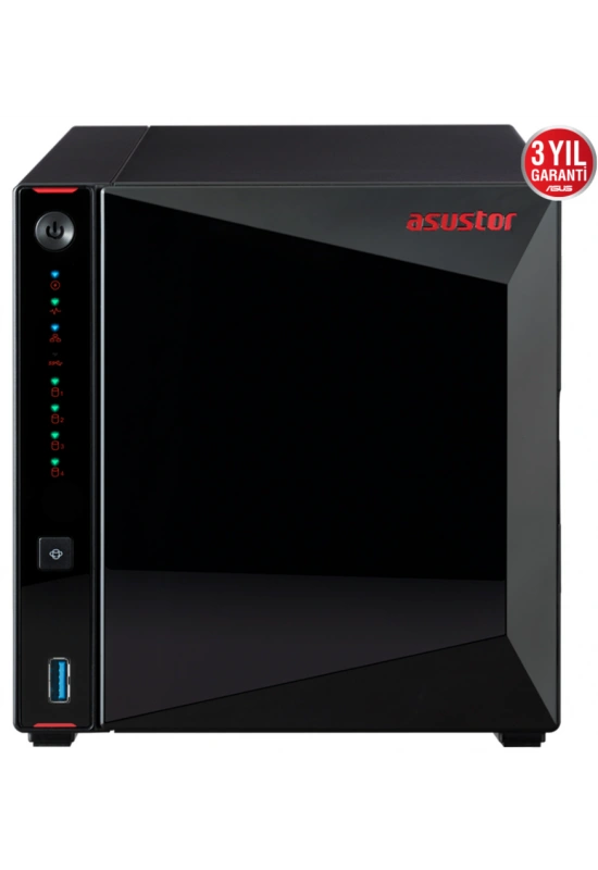ASUSTOR AS5304T 4 SLOT 4GB DDR4 3.5 NAS DEPOLAMA ÜNİTESİ