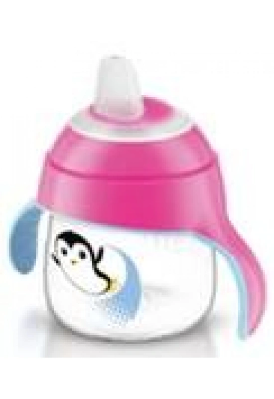 Avent Yeni Penguen Damlatmaz Bardak - 6m+ 200 Ml - Pembe