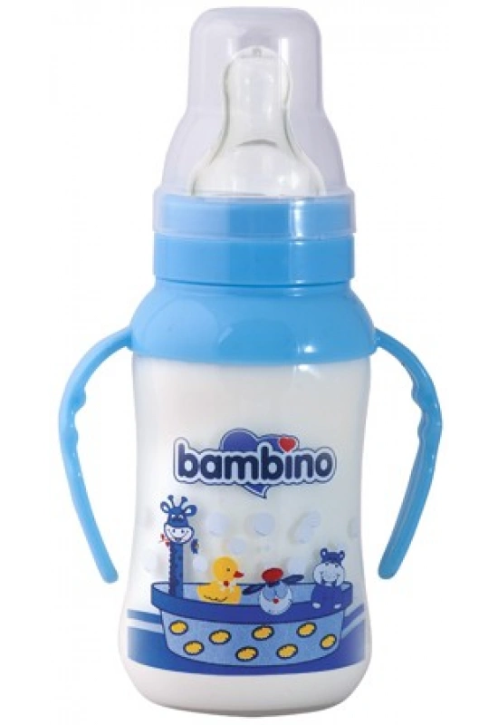 Bambino Geniş Ağızlı Kulplu No:1 Biberon 250 Ml.