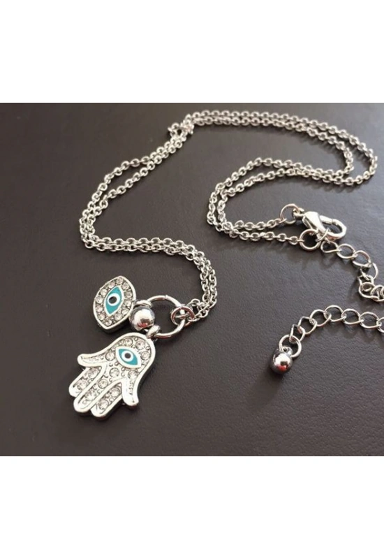 Bayan Liya Nazar Boncuklu Kolye