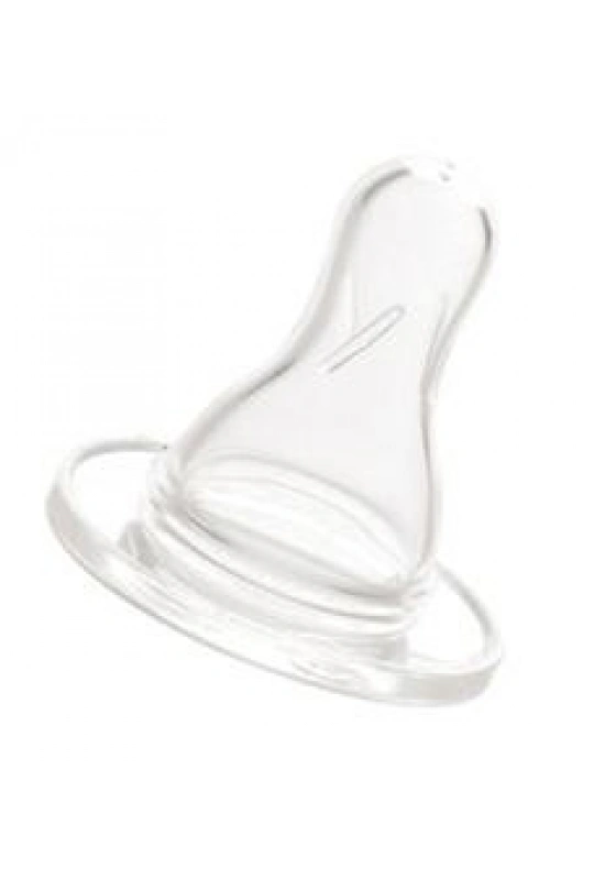 Bebedor Standart Biberonlar İçin Silikon Uçlu Biberon Emziği 3-6 Ay