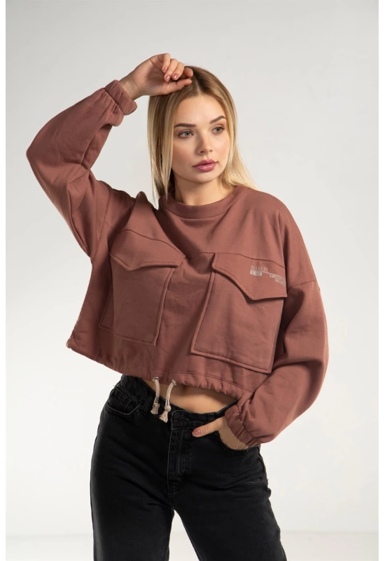 Cepli Crop Sweatshirt - TOPRAK