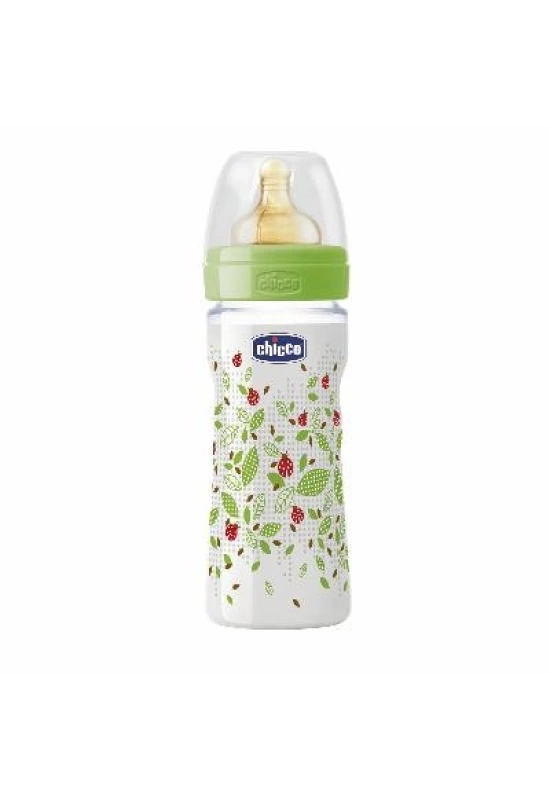 Chicco PP Biberon Kauçuk Emzikli 250 ml