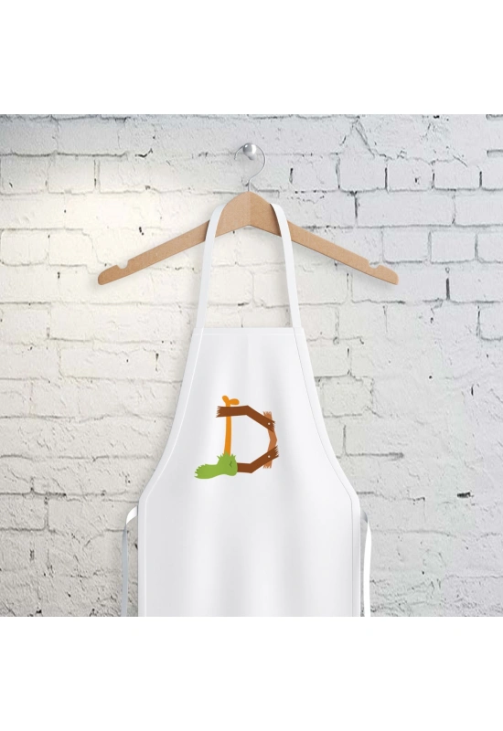 D Harfi Tasarımlı Mutfak Önlüğü