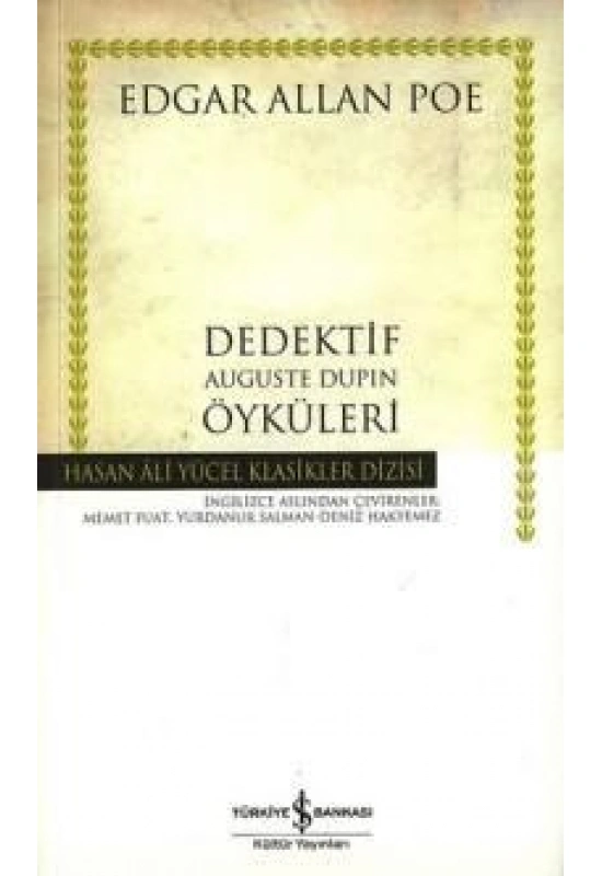 Dedektif Auguste Dupin Öyküleri
