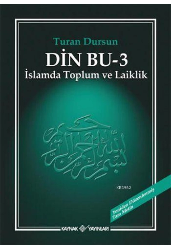 Din Bu - 3; İslamda Toplum ve Laiklik