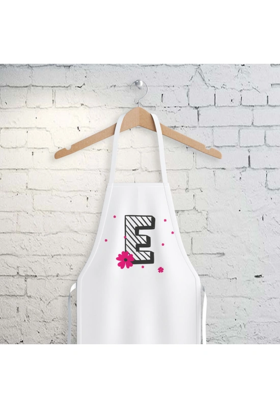 E Harfi Tasarımlı Mutfak Önlüğü