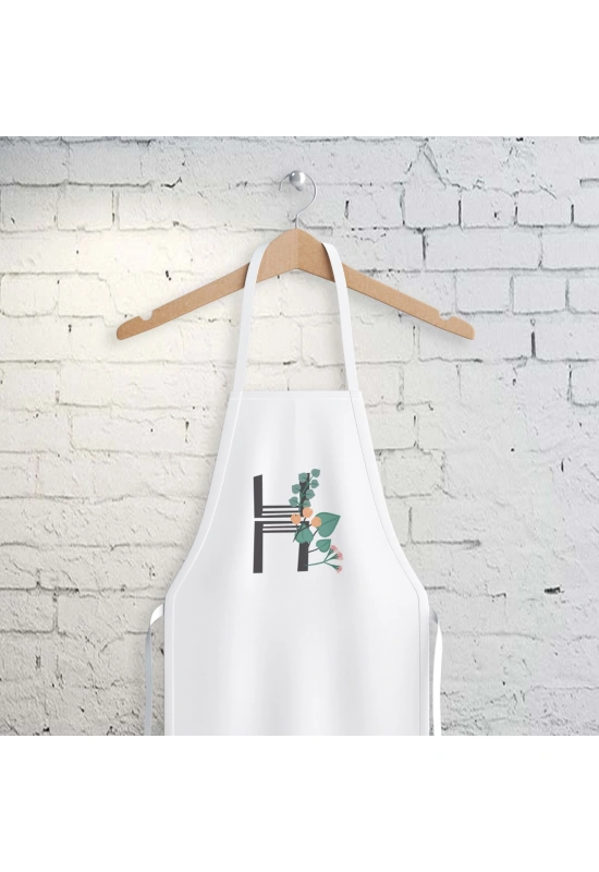 H Harfi Tasarımlı Mutfak Önlüğü