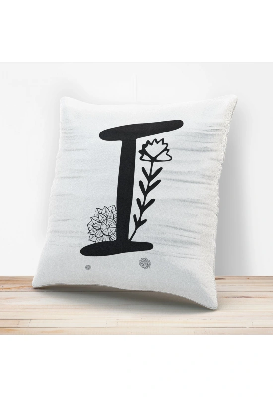 I Harfi Tasarımlı Yastık Kılıfı