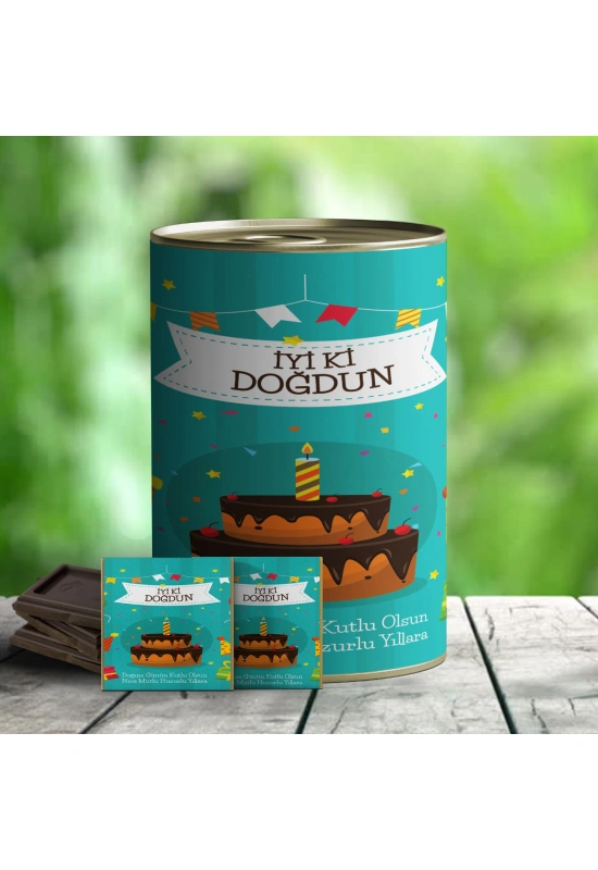 İyi ki Doğdun İlginç Çikolata Konservesi