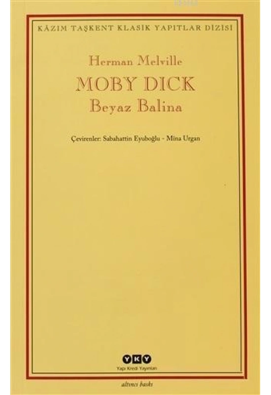 Moby Dick; Beyaz Balina