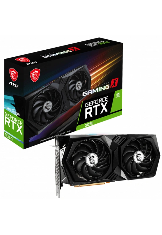 MSI GEFORCE RTX 3050 GAMING X 8G GDDR6 HDMI 3XDP 128BİT