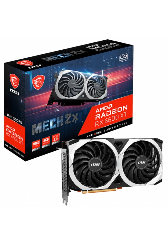 MSI RADEON RX 6600 XT MECH 2X 8G OC 8GB GDDR6 HDMI 3XDP 128BİT