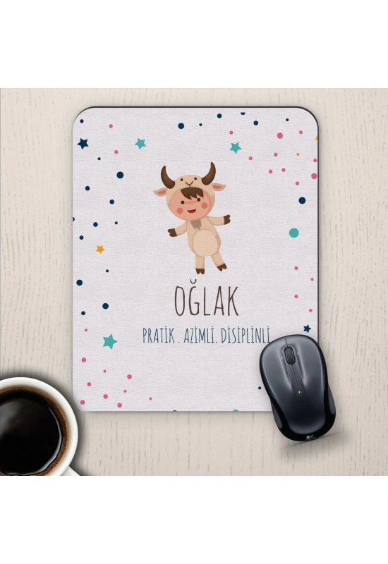 Oğlak Burçlarına Özel Sevimli Mouse Pad