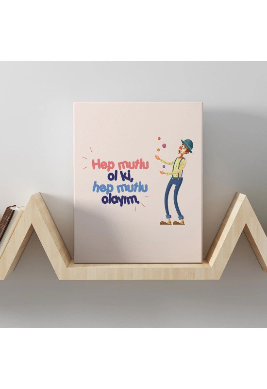 Romantik Tasarımlı Mini Kanvas Tablo - No18