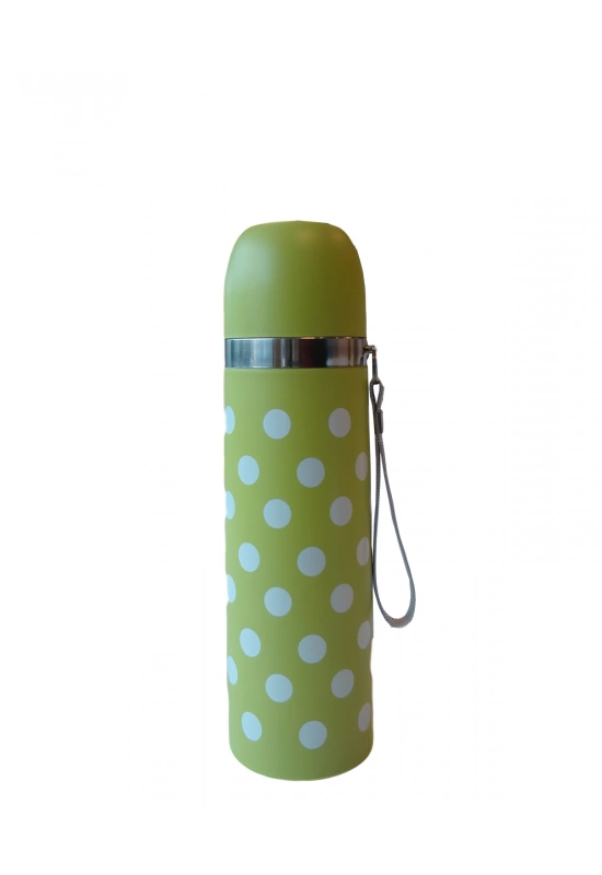 Sema Baby Puantiyeli Bebek Termosu 500 ml - Yeşil