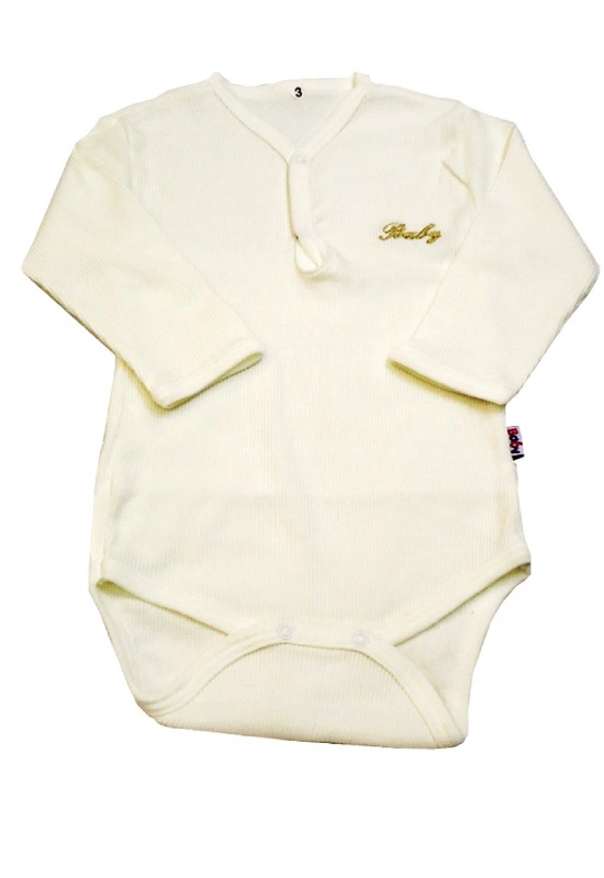 Sema Baby Uzun Kol Kaşkorse Badi (Body) - Ekru 0-6 Ay