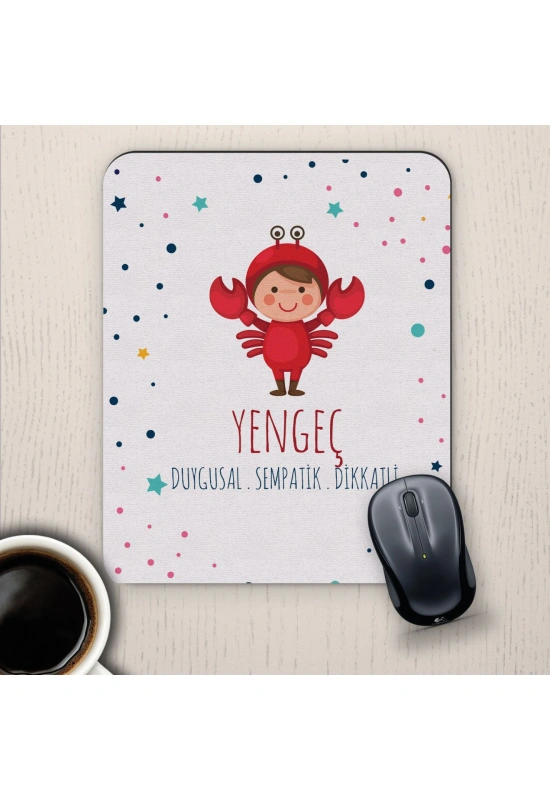 Yengeç Burçlarına Özel Sevimli Mouse Pad