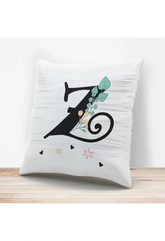 Z Harfi Tasarımlı Yastık Kılıfı