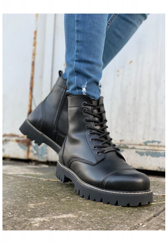 CH009 Cilt ST Erkek Bot SIYAH