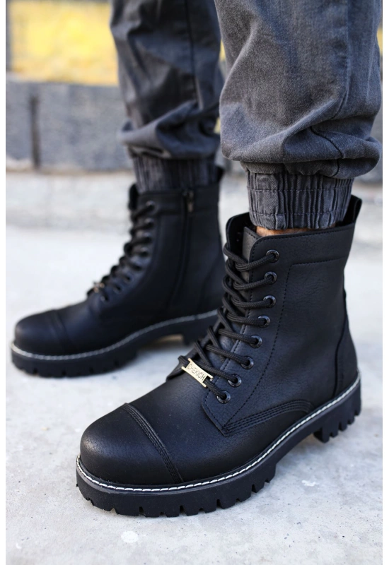 CH009 Mat ST Erkek Bot SIYAH