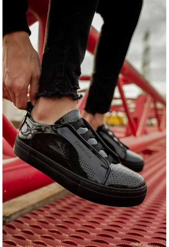 CH011 Rugan ST Erkek Ayakkabı SIYAH