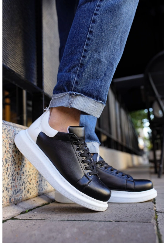 CH256 BT  Erkek Ayakkabı SİYAH/BEYAZ