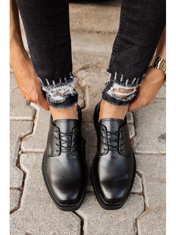 CH001 Fantasya Siyah Taban Erkek Ayakkabı SIYAH