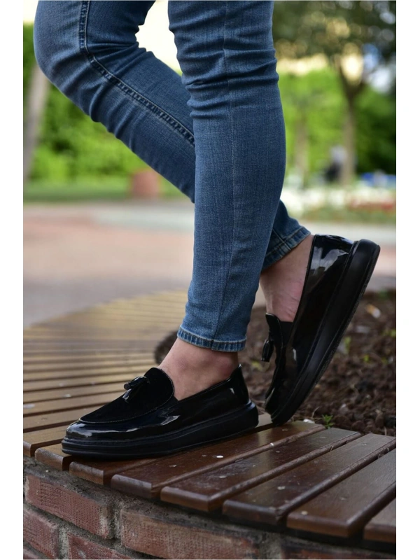 CH002 Rugan ST Erkek Ayakkabı SIYAH