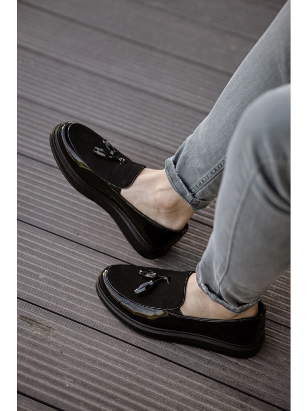 CH002 Rugan ST Erkek Ayakkabı SIYAH