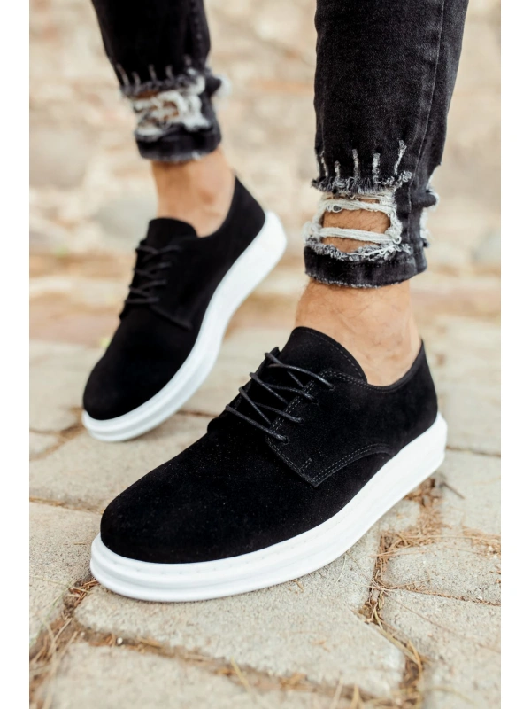 CH003 Süet BT Erkek Ayakkabı SIYAH