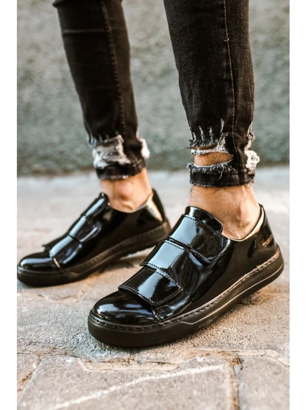 CH007 Rugan ST Erkek Ayakkabı SIYAH