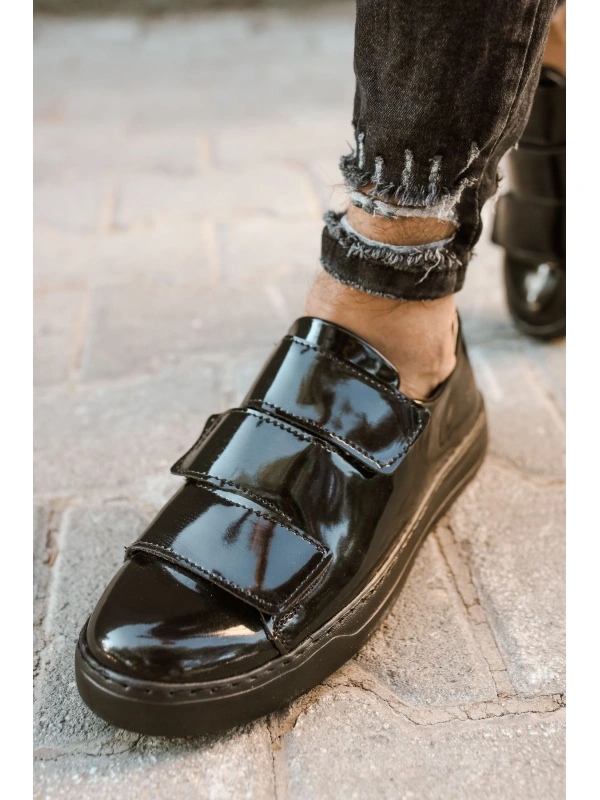 CH007 Rugan ST Erkek Ayakkabı SIYAH