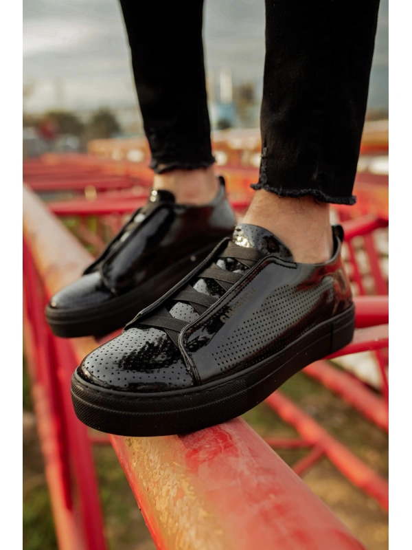 CH011 Rugan ST Erkek Ayakkabı SIYAH