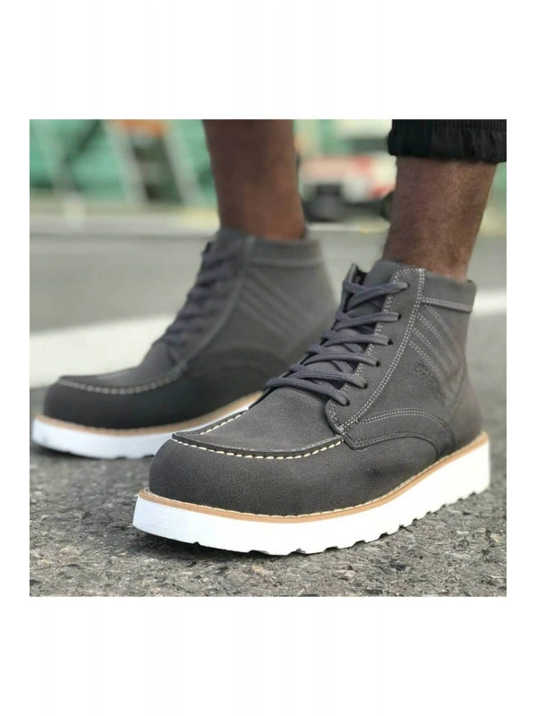 CH047 Süet BT Erkek Bot ANTRASIT