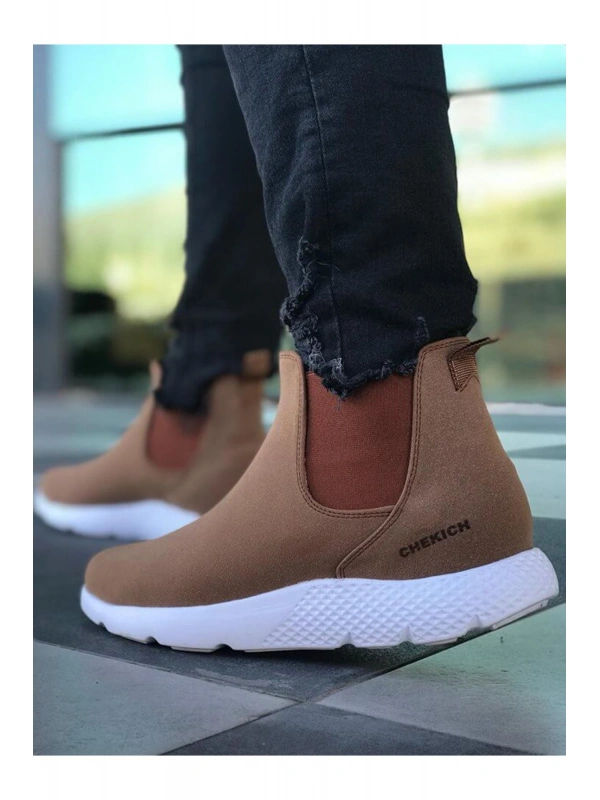 CH049 Süet BT Erkek Bot TABA