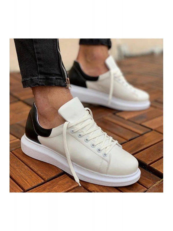 CH256 BT  Erkek Ayakkabı BEYAZ/SİYAH