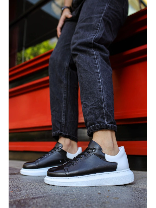 CH256 BT  Erkek Ayakkabı SİYAH/BEYAZ