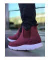 CH049 Süet BT Erkek Bot BORDO