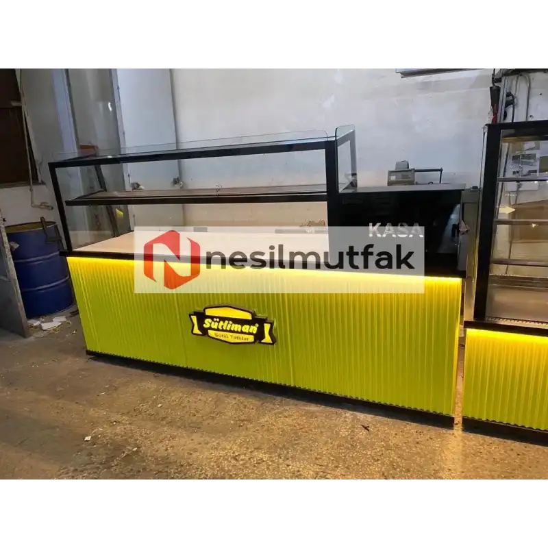 Börek Baklava Tezgahı ve Pasta Dolabı Özel Set