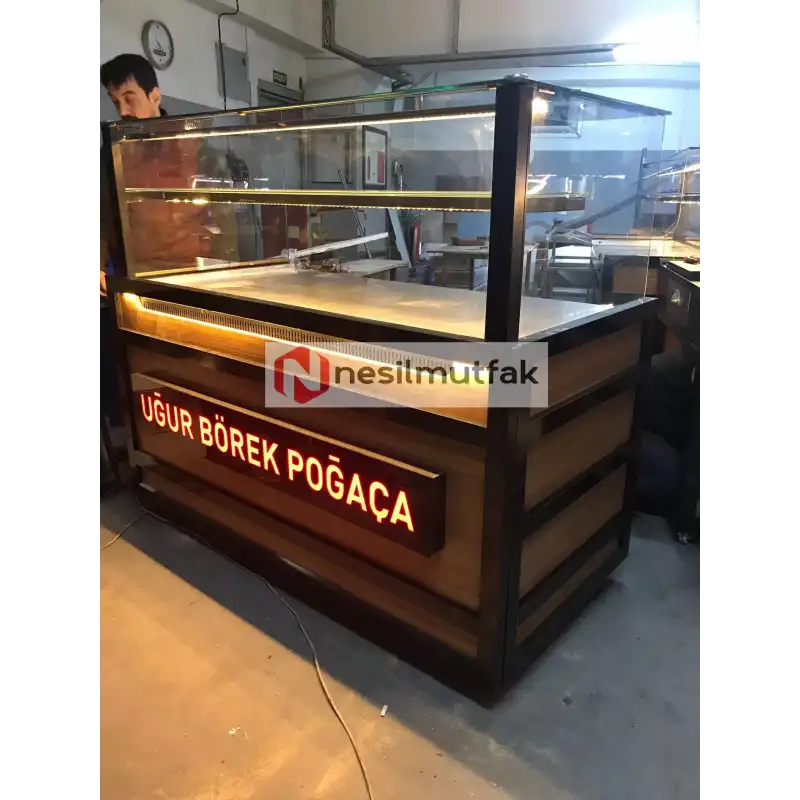 Böreklik Tezgahı Ahşap Model