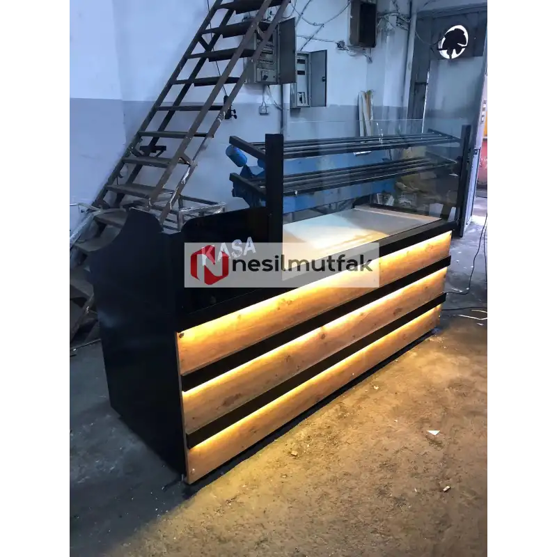 Böreklik ve Baklava Tezgahı Ahşap Model