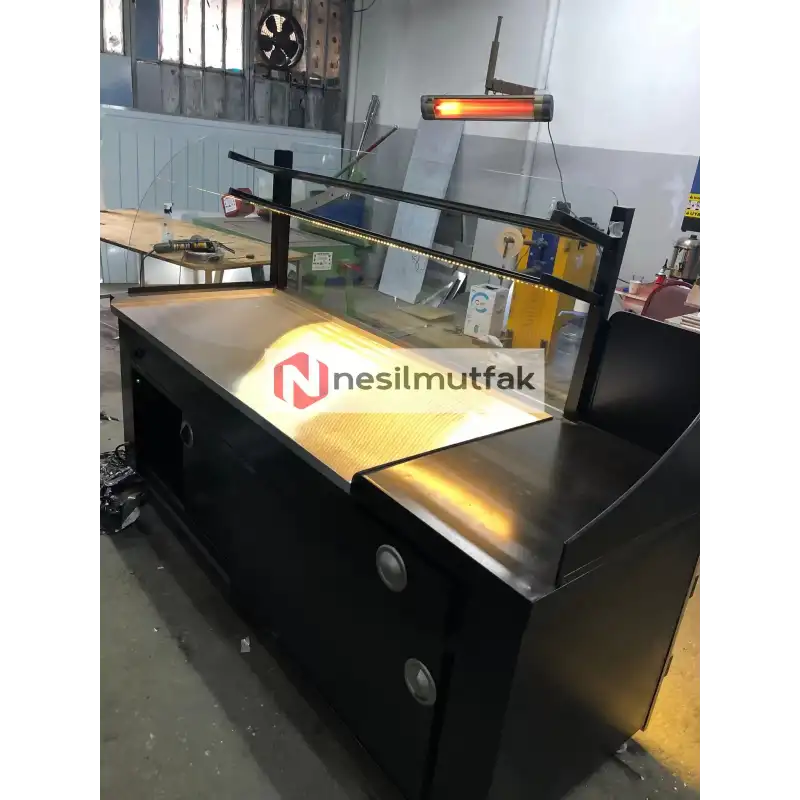 Böreklik ve Baklava Tezgahı Ahşap Model