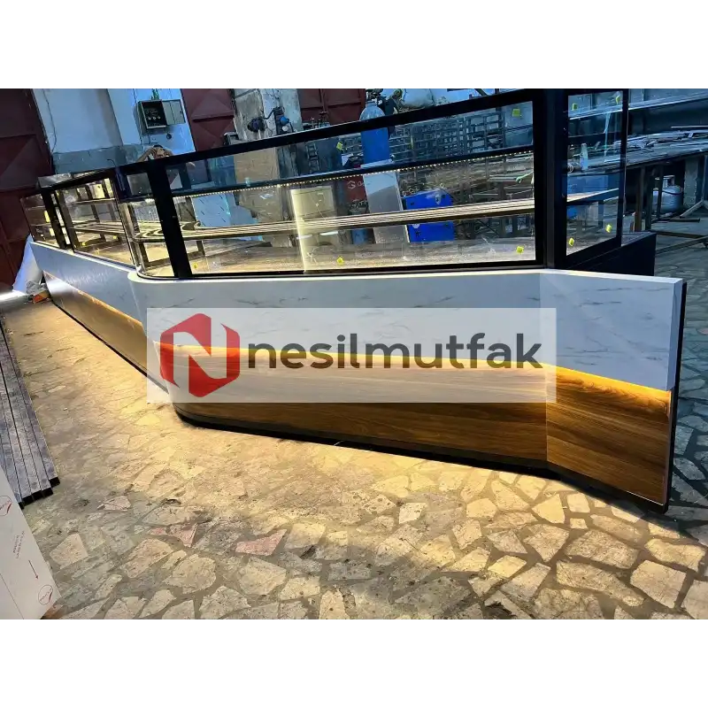 Böreklik ve Baklava Tezgahı Ahşap Özel Model